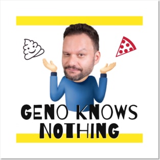 GENO KNOWS NOTHING Logo Posters and Art